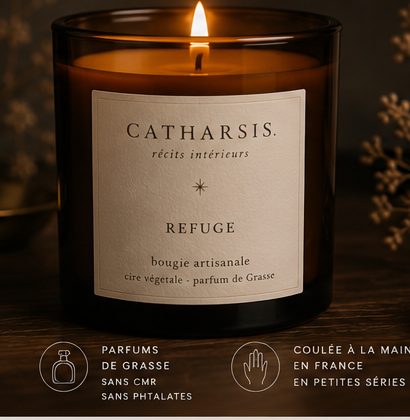 Bougie artisanale Catharsis « Refuge »