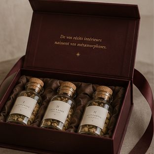 Coffret des Métamorphoses avec fioles rituelles